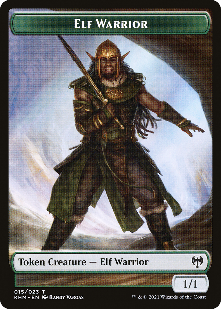 Magic: The Gathering - Elf Warrior Token - Kaldheim Tokens