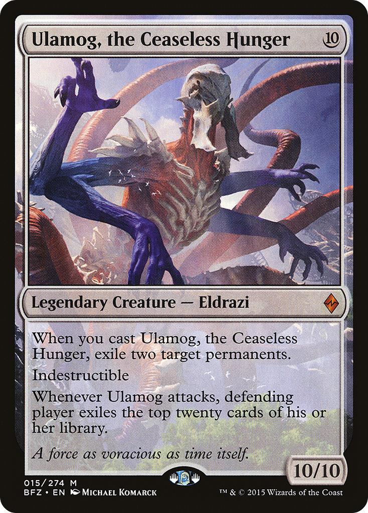 Magic: The Gathering - Ulamog, the Ceaseless Hunger - Battle for Zendikar