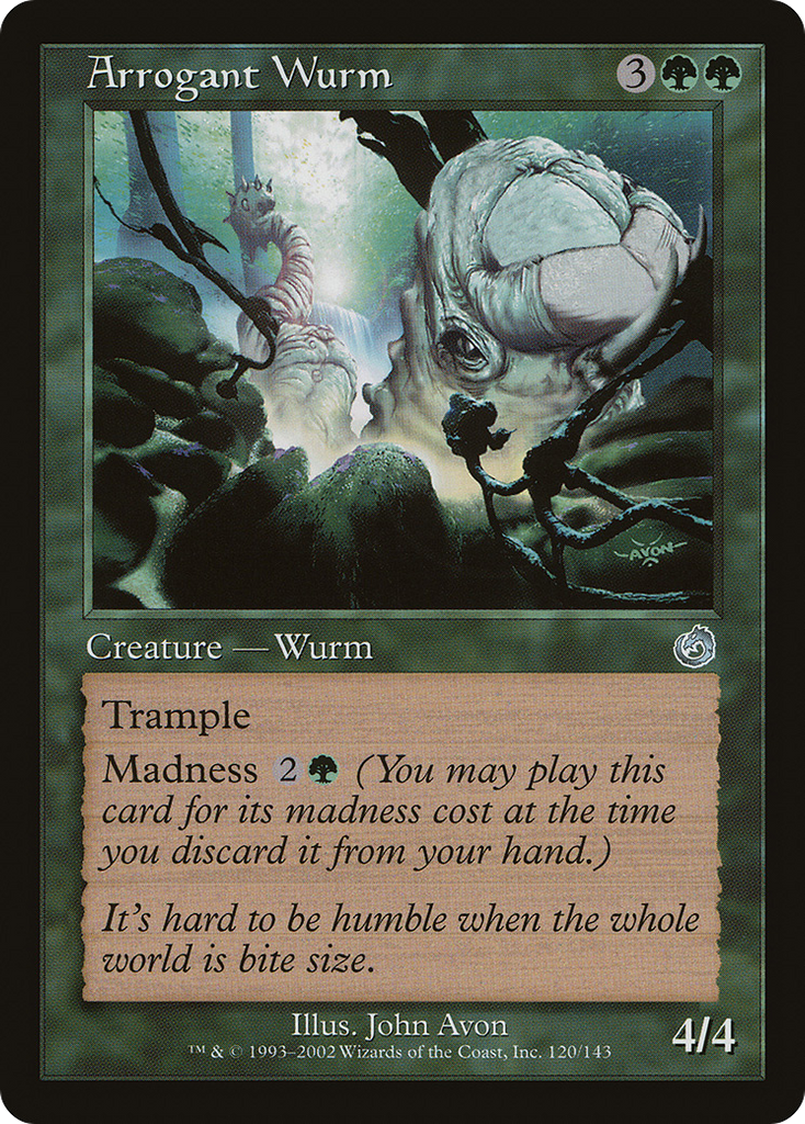 Magic: The Gathering - Arrogant Wurm - Torment
