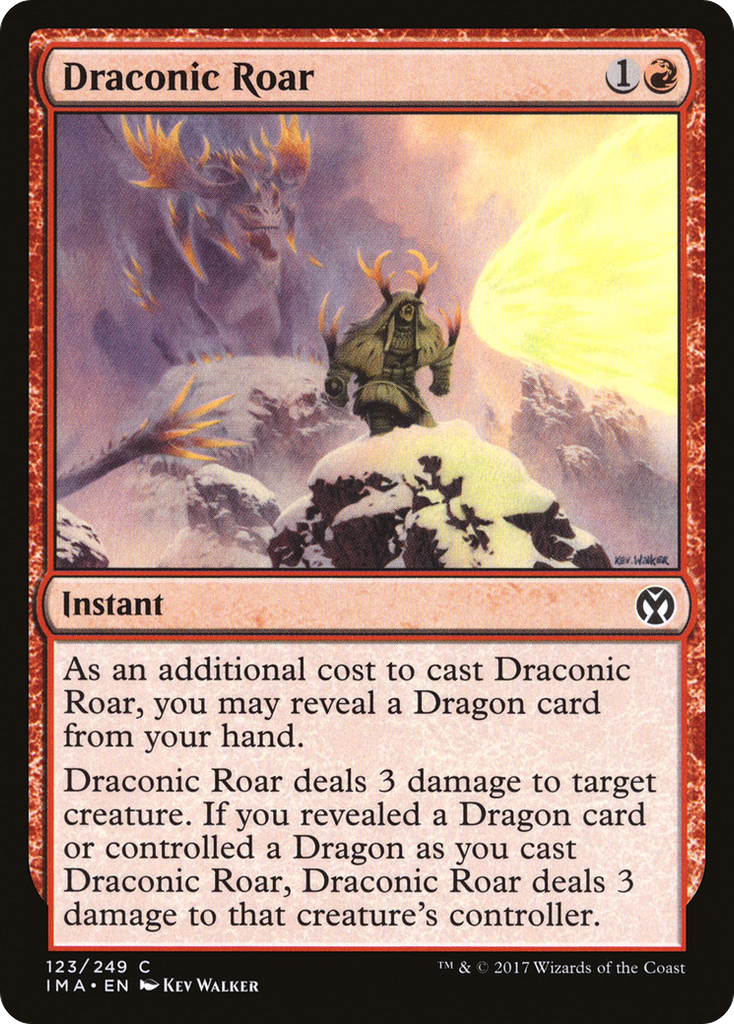 Magic: The Gathering - Draconic Roar - Iconic Masters