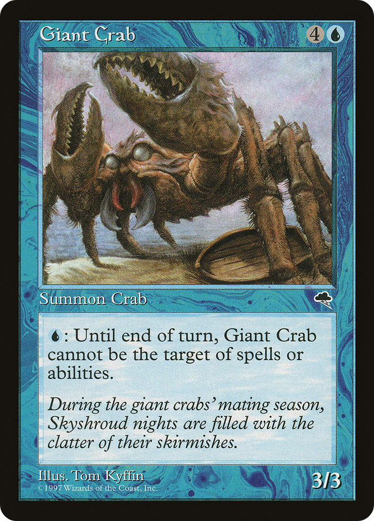 Magic: The Gathering - Giant Crab - Tempest