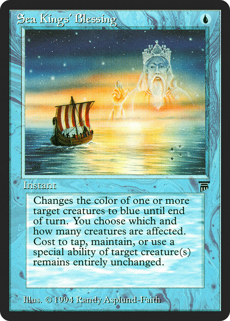 Magic: The Gathering - Sea Kings' Blessing - Legends