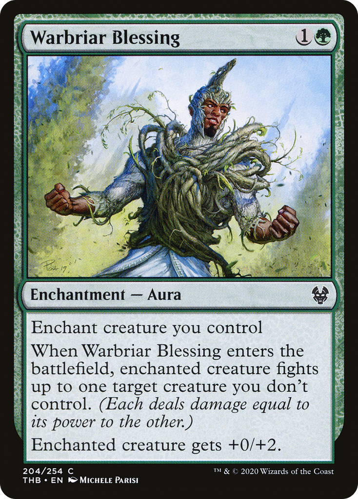 Magic: The Gathering - Warbriar Blessing Foil - Theros Beyond Death