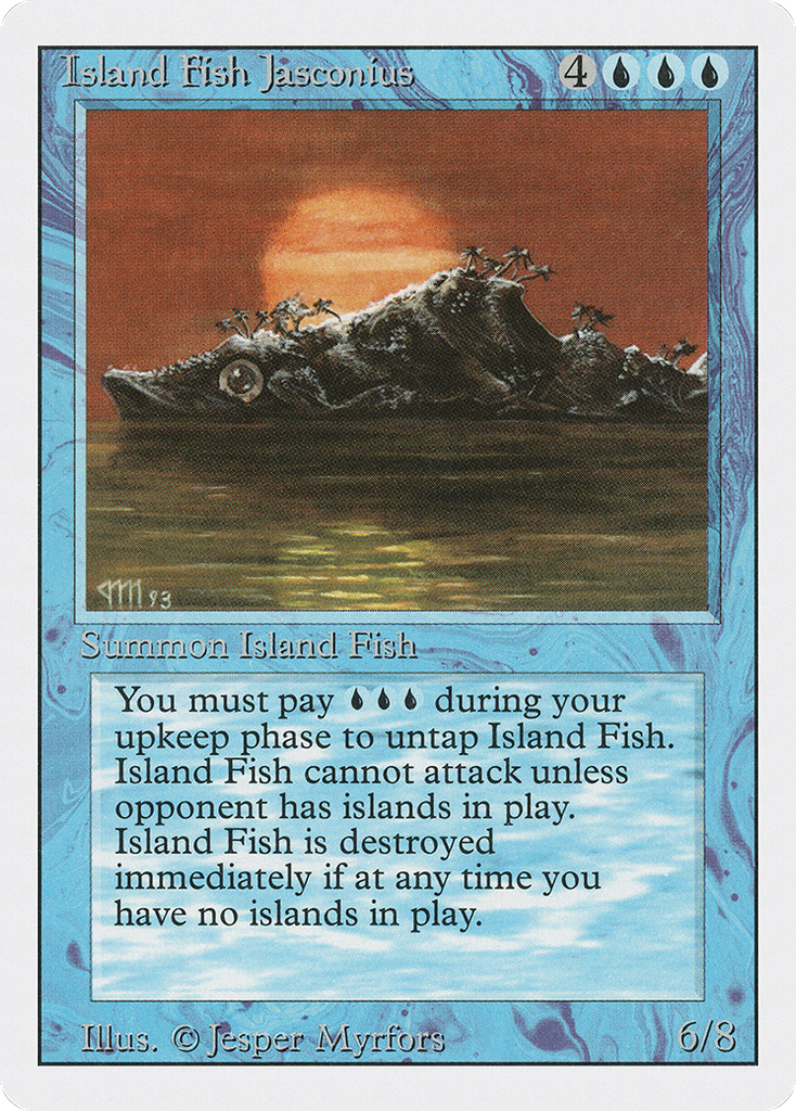 Magic: The Gathering - Island Fish Jasconius - Revised Edition