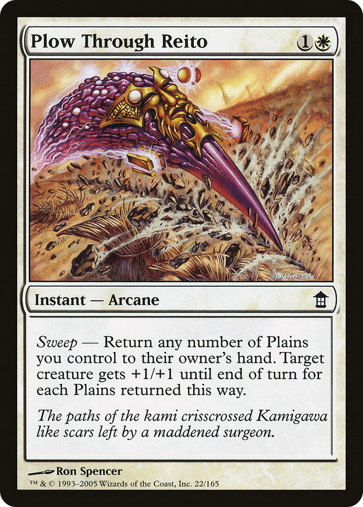 Magic: The Gathering - Plow Through Reito - Saviors of Kamigawa