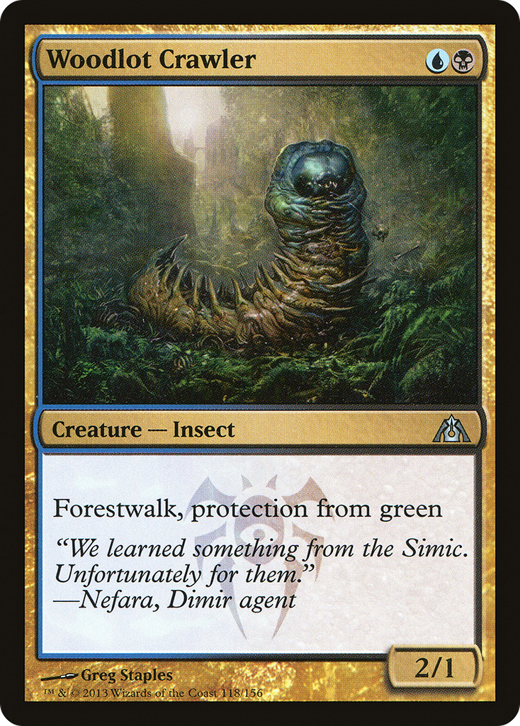 Magic: The Gathering - Woodlot Crawler - Dragon's Maze