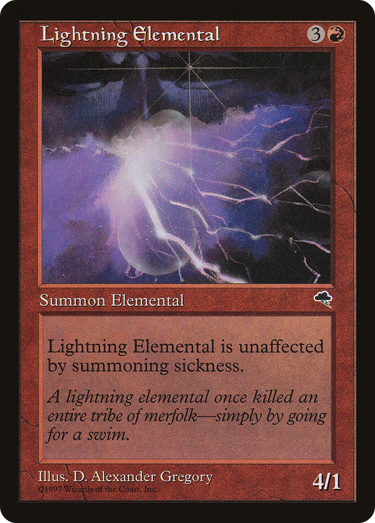 Magic: The Gathering - Lightning Elemental - Tempest