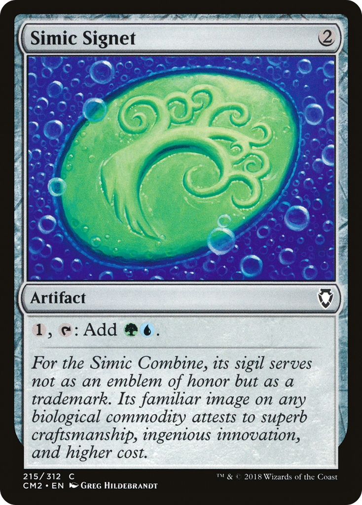 Magic: The Gathering - Simic Signet - Commander Anthology Volume II