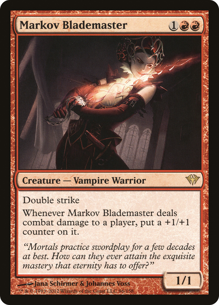 Magic: The Gathering - Markov Blademaster - Dark Ascension