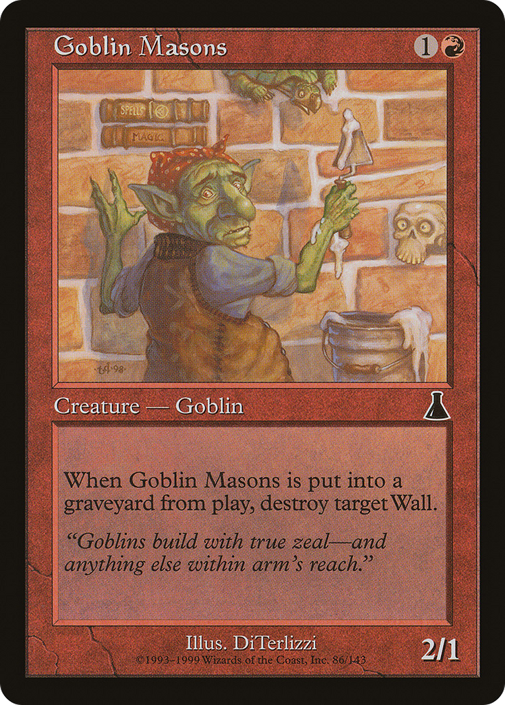 Magic: The Gathering - Goblin Masons - Urza's Destiny