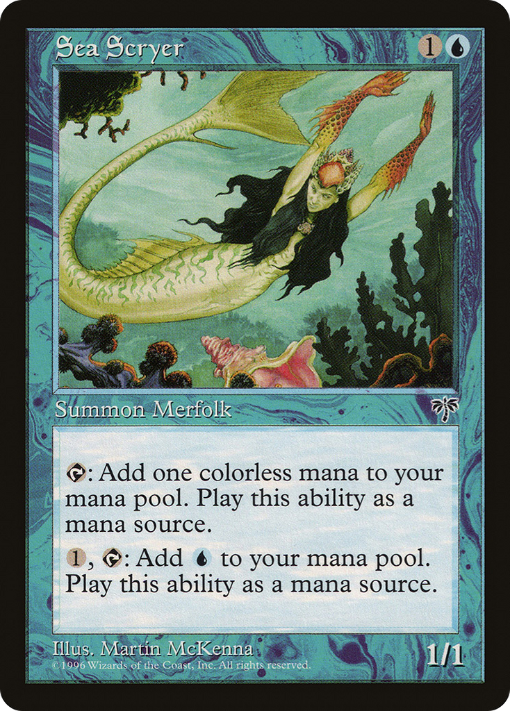 Magic: The Gathering - Sea Scryer - Mirage