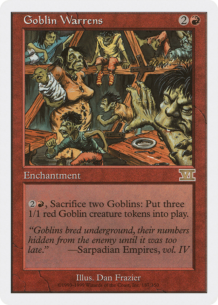 Magic: The Gathering - Goblin Warrens - Classic Sixth Edition