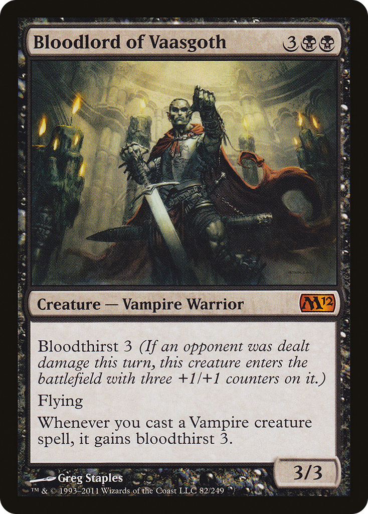 Magic: The Gathering - Bloodlord of Vaasgoth - Magic 2012