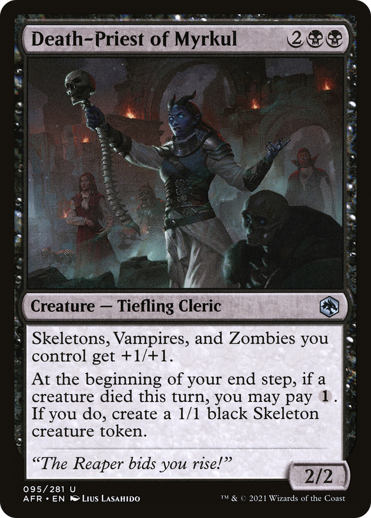 Magic: The Gathering - Death-Priest of Myrkul Foil - Adventures in the Forgotten Realms