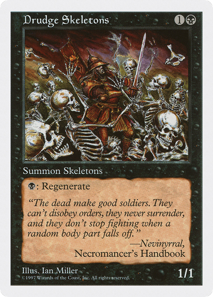 Magic: The Gathering - Drudge Skeletons - Fifth Edition