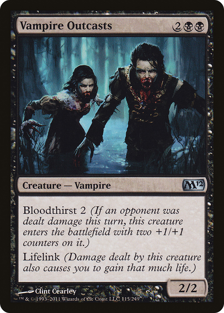 Magic: The Gathering - Vampire Outcasts - Magic 2012