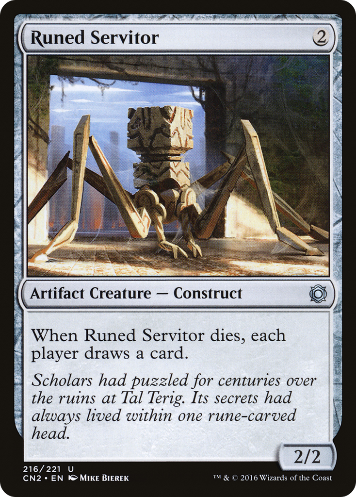 Magic: The Gathering - Runed Servitor - Conspiracy: Take the Crown