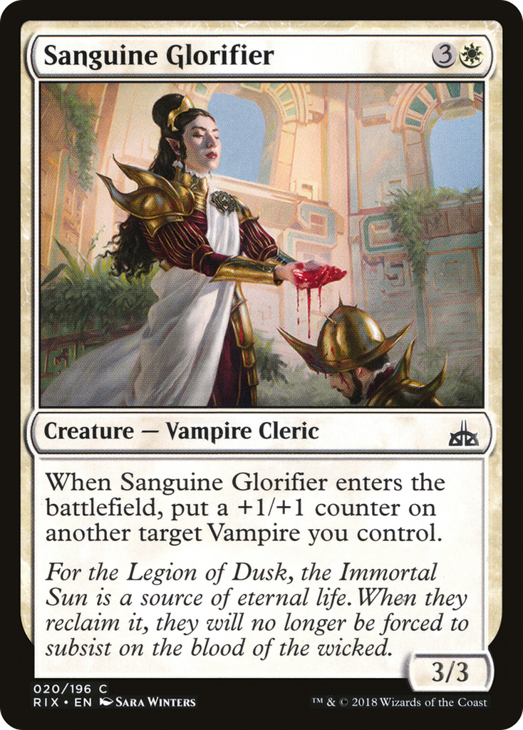 Magic: The Gathering - Sanguine Glorifier - Rivals of Ixalan