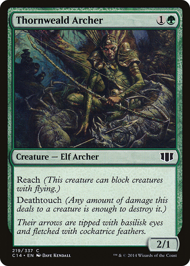 Magic: The Gathering - Thornweald Archer - Commander 2014