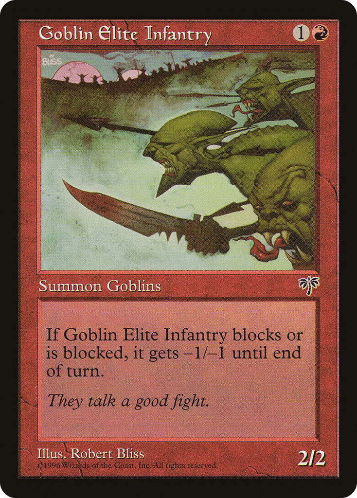 Magic: The Gathering - Goblin Elite Infantry - Mirage