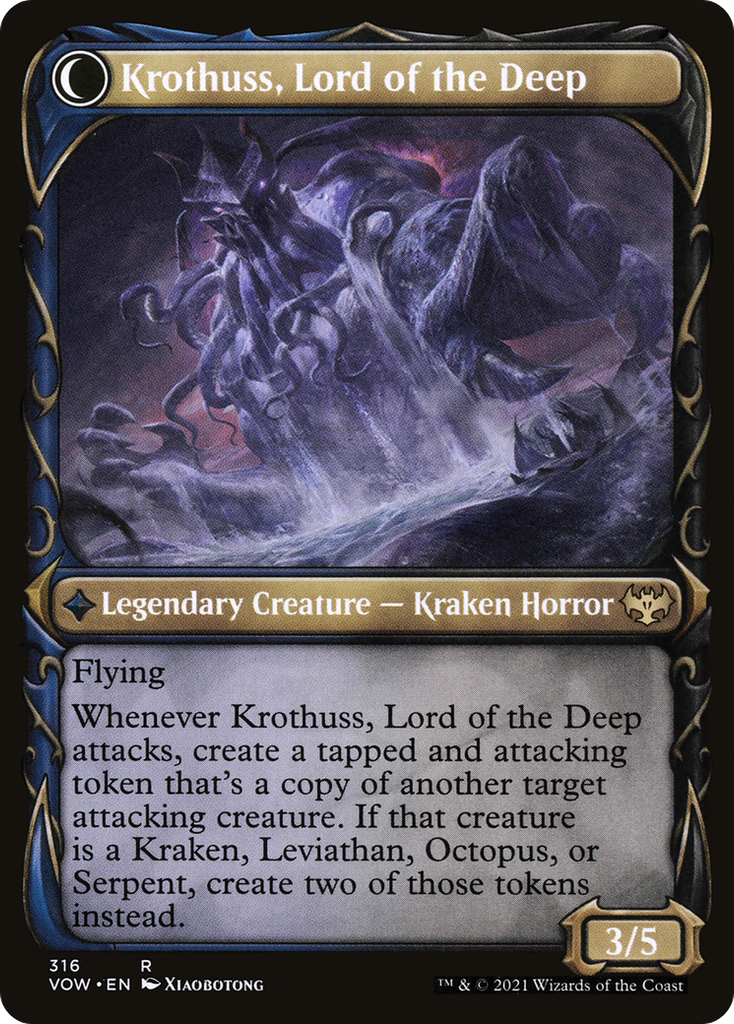 Magic: The Gathering - Runo Stromkirk // Krothuss, Lord of the Deep - Innistrad: Crimson Vow