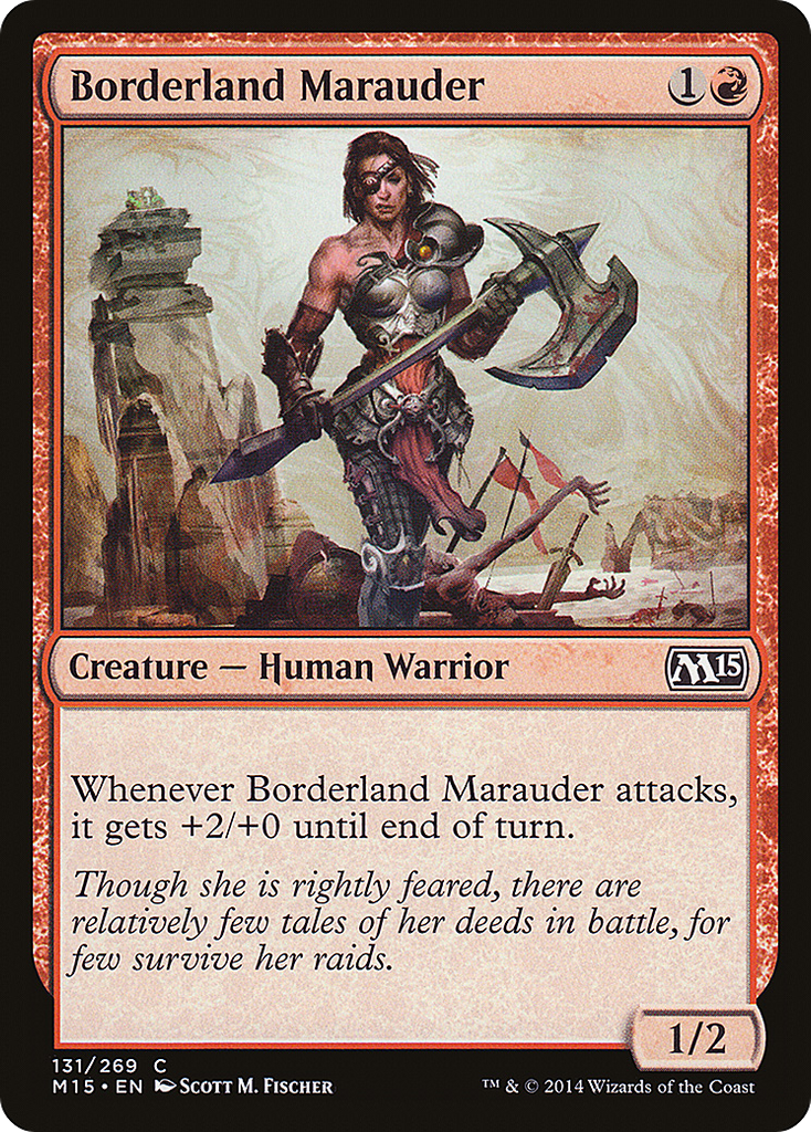 Magic: The Gathering - Borderland Marauder - Magic 2015