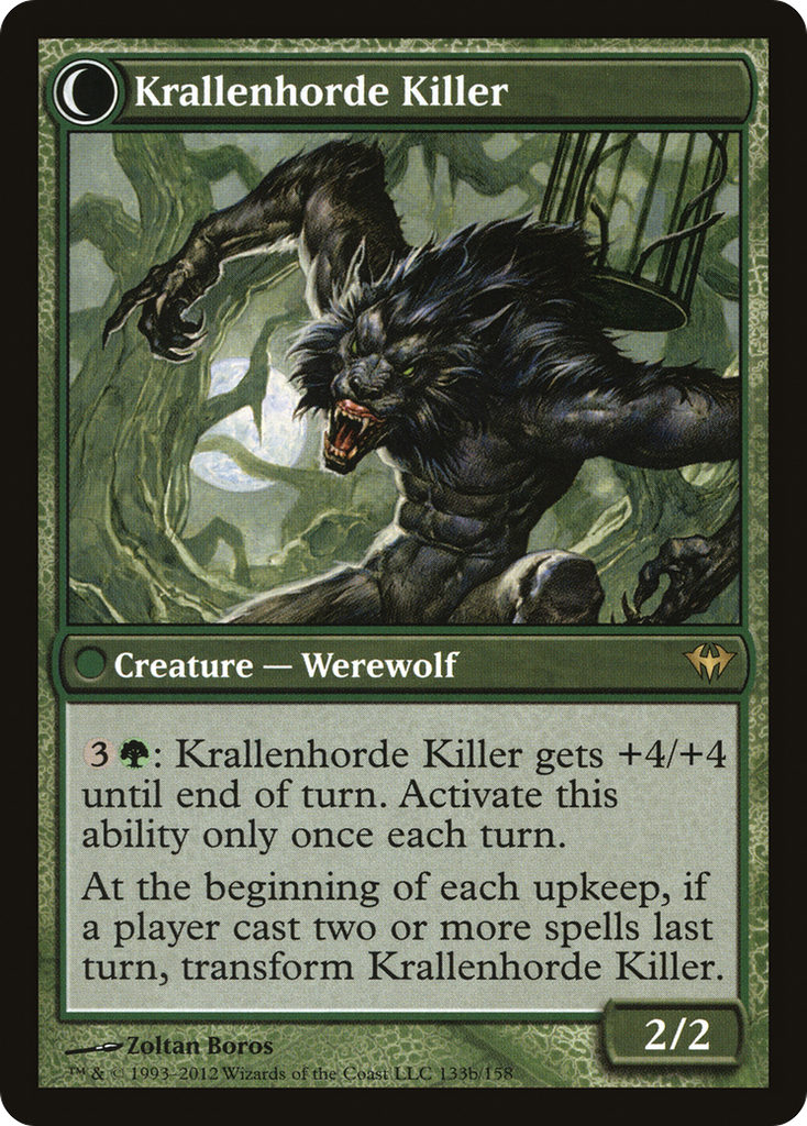 Magic: The Gathering - Wolfbitten Captive // Krallenhorde Killer - Dark Ascension