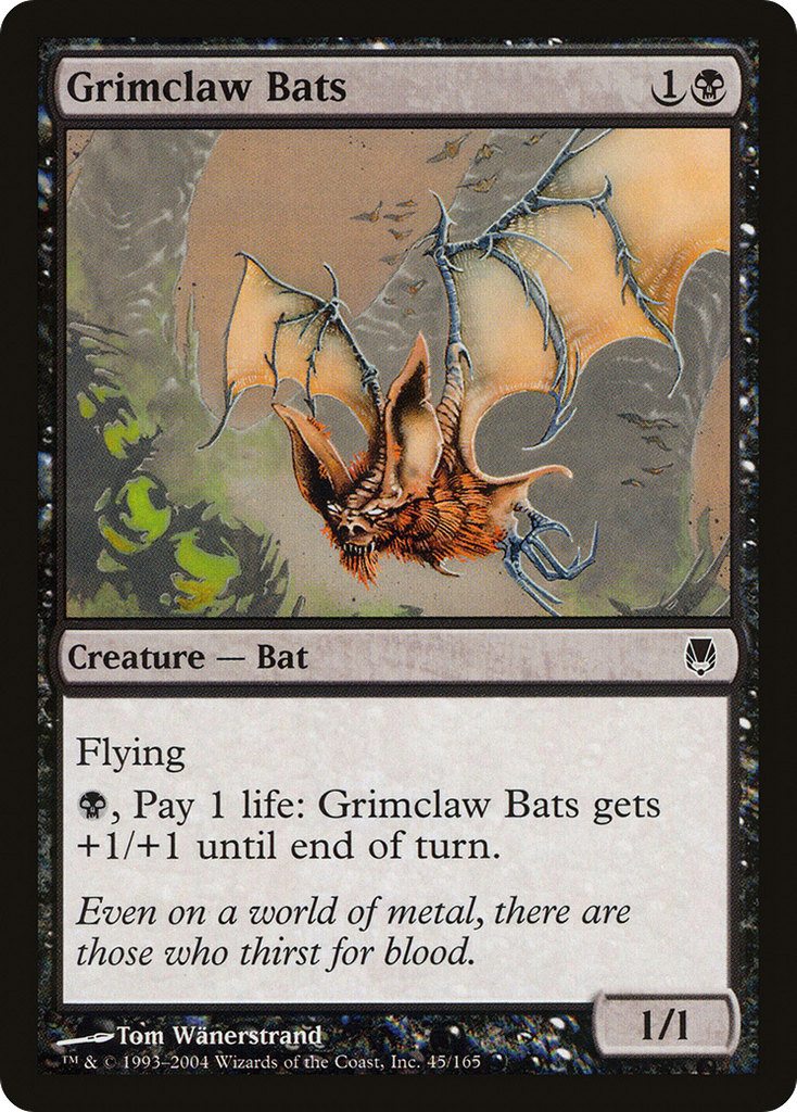 Magic: The Gathering - Grimclaw Bats - Darksteel