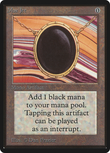 Magic: The Gathering - Mox Jet - Limited Edition Beta