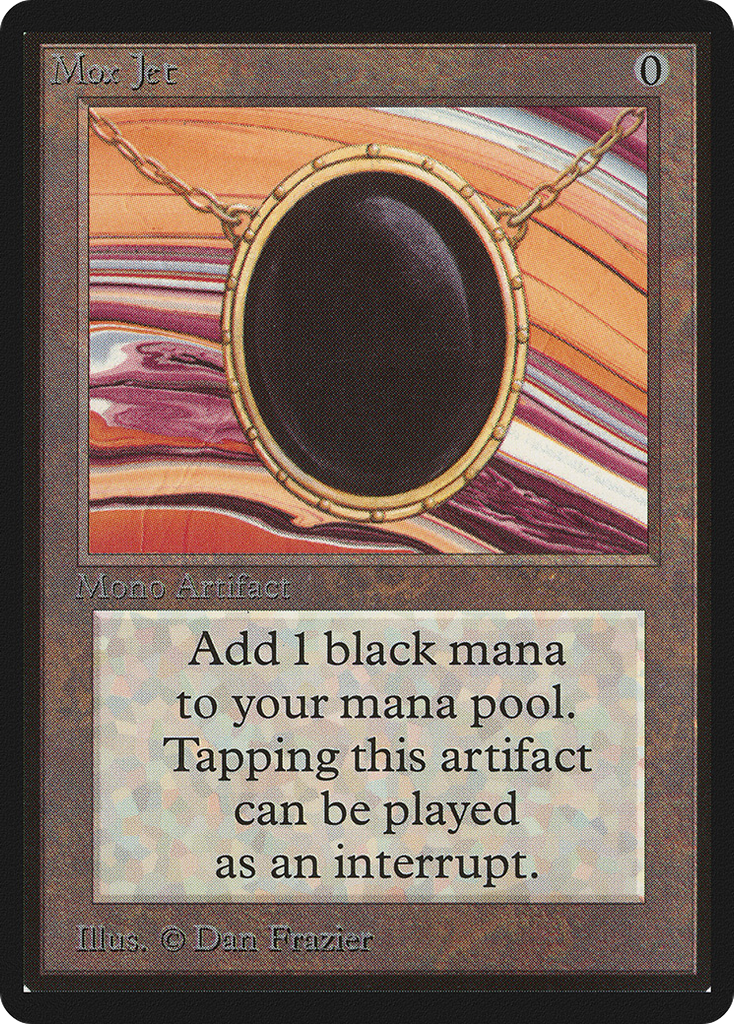 Magic: The Gathering - Mox Jet - Limited Edition Beta