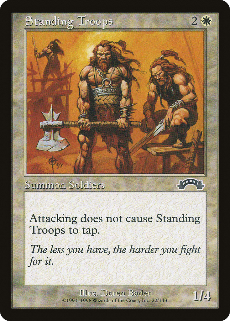 Magic: The Gathering - Standing Troops - Exodus