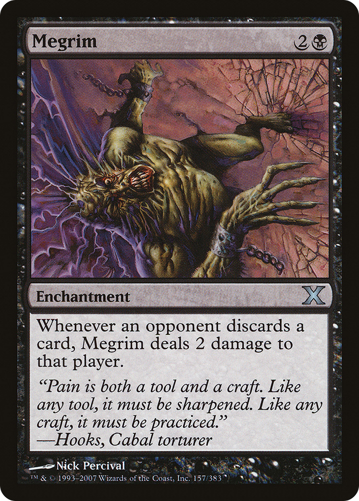 Magic: The Gathering - Megrim - Tenth Edition