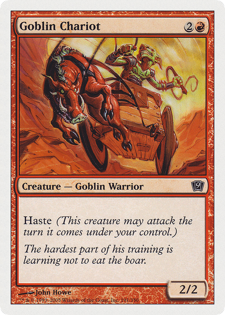 Magic: The Gathering - Goblin Chariot - Ninth Edition