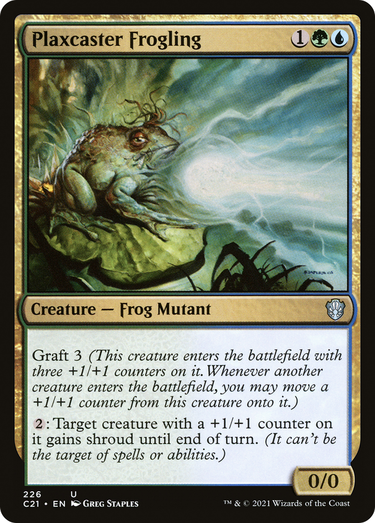 Magic: The Gathering - Plaxcaster Frogling - Commander 2021