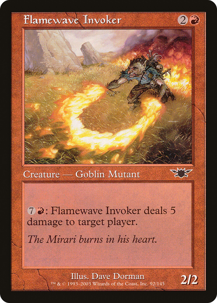Magic: The Gathering - Flamewave Invoker - Legions