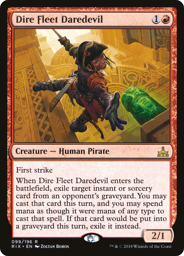 Magic: The Gathering - Dire Fleet Daredevil - Rivals of Ixalan