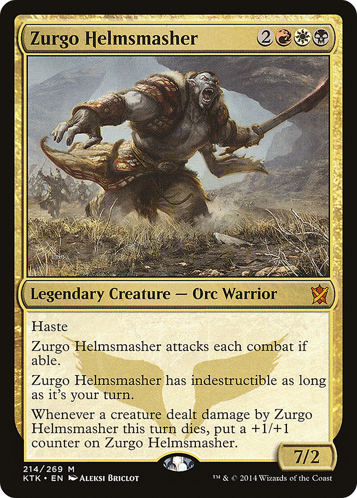 Magic: The Gathering - Zurgo Helmsmasher - Khans of Tarkir