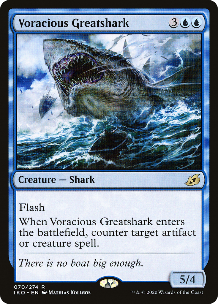 Magic: The Gathering - Voracious Greatshark - Ikoria: Lair of Behemoths