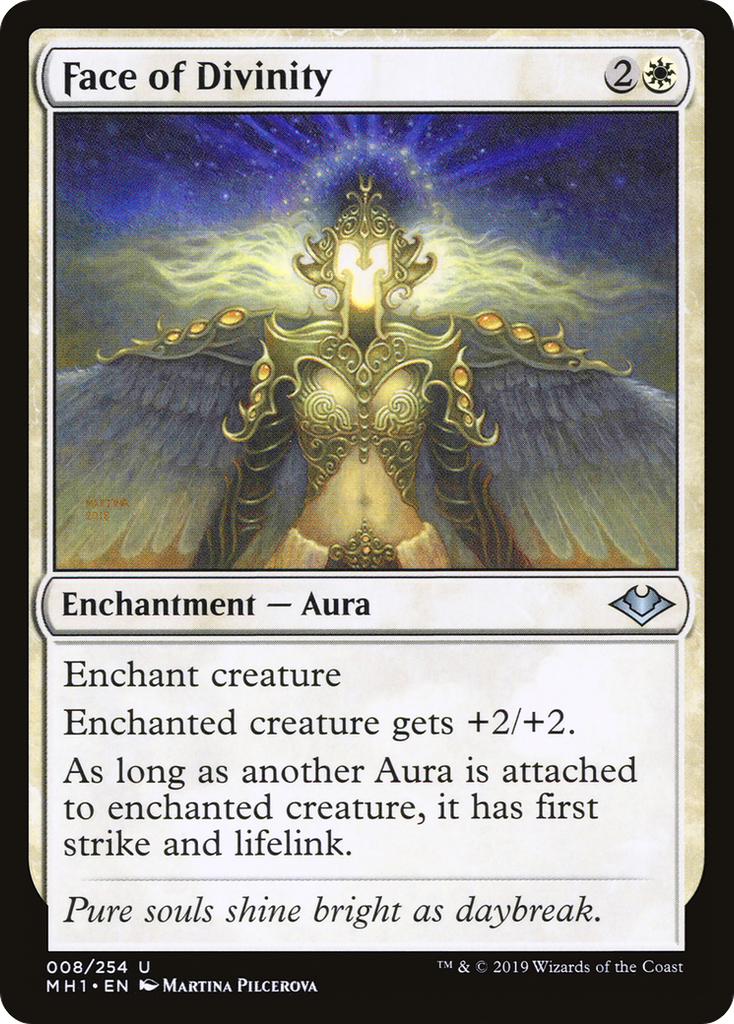 Magic: The Gathering - Face of Divinity Foil - Modern Horizons