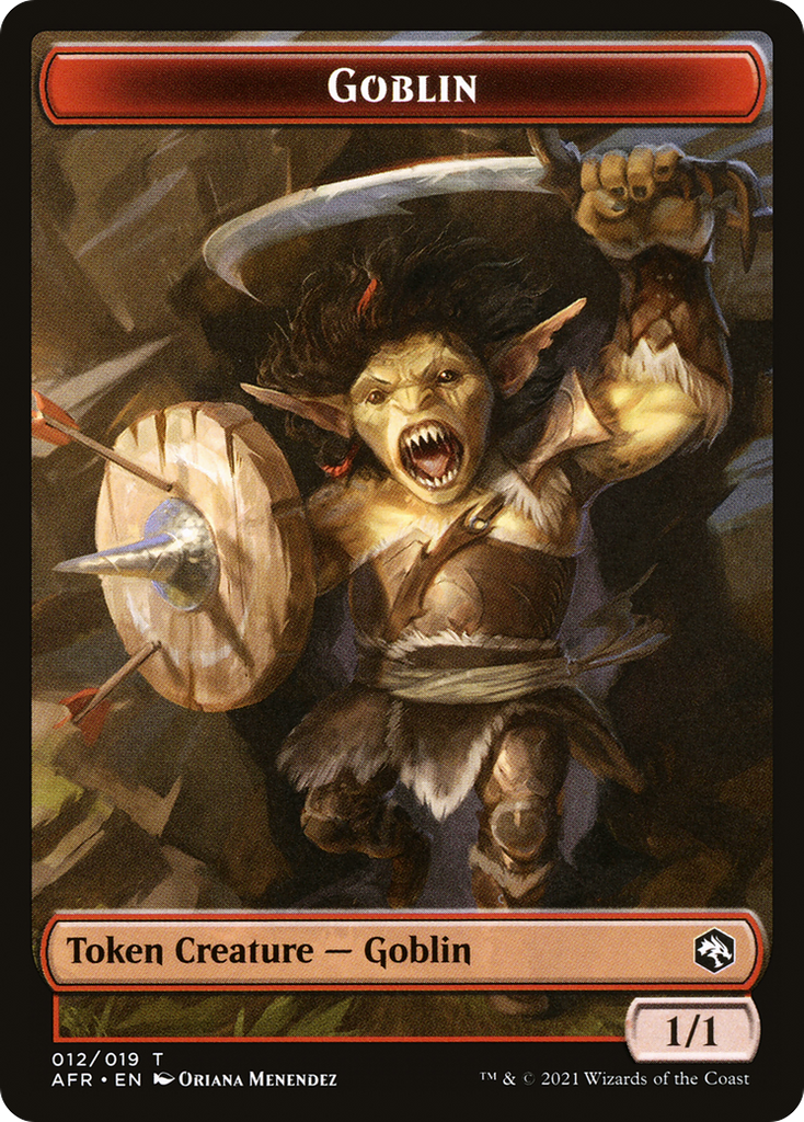 Magic: The Gathering - Goblin Token - Adventures in the Forgotten Realms Tokens
