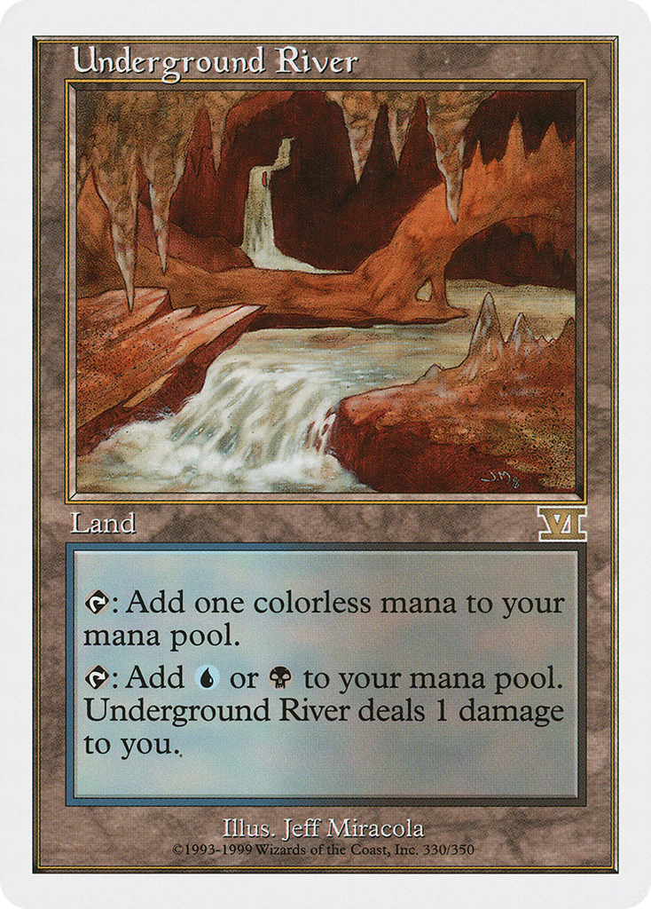 Magic: The Gathering - Underground River - Classic Sixth Edition