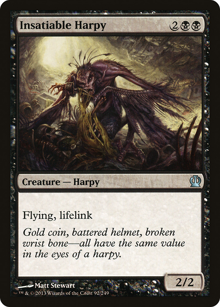 Magic: The Gathering - Insatiable Harpy - Theros
