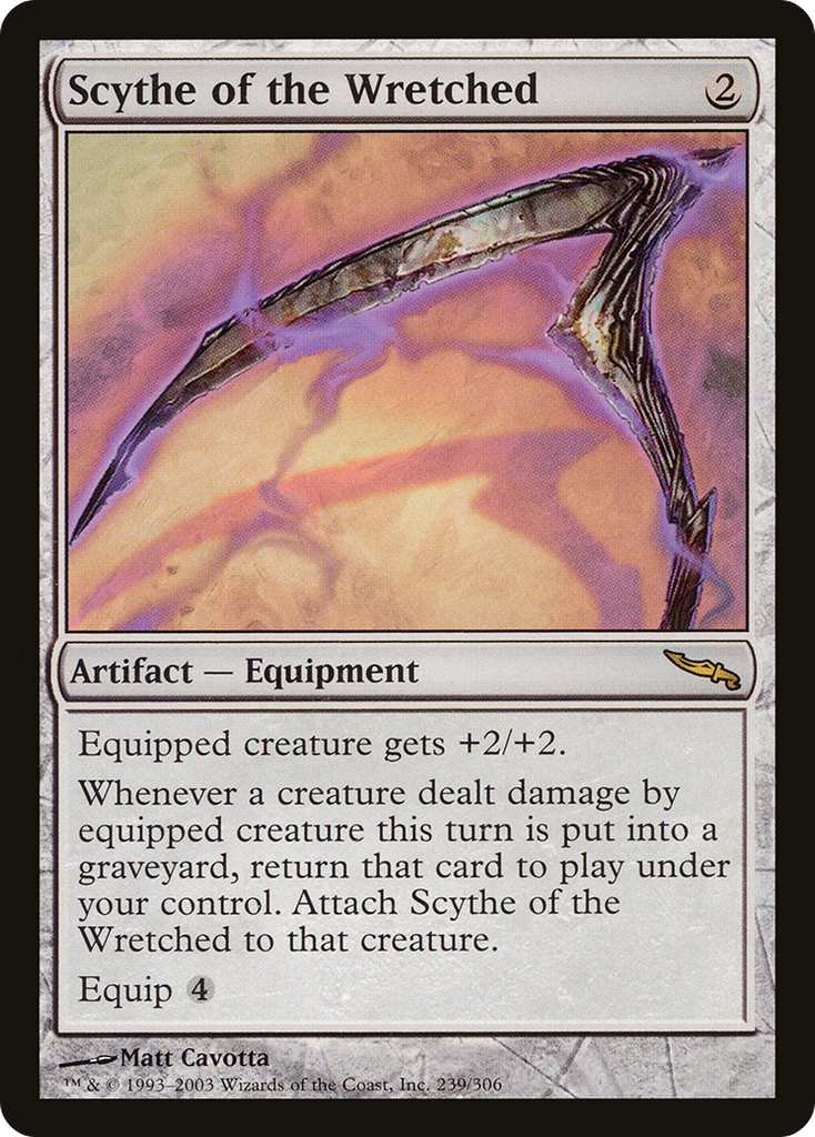 Magic: The Gathering - Scythe of the Wretched - Mirrodin