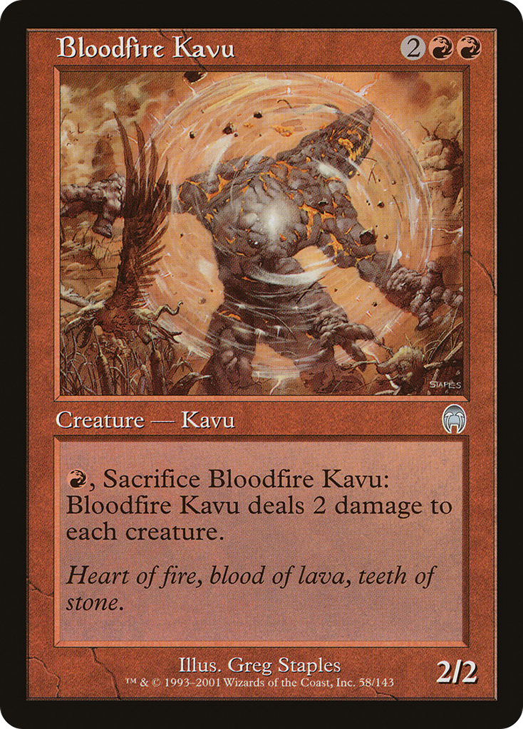 Magic: The Gathering - Bloodfire Kavu - Apocalypse