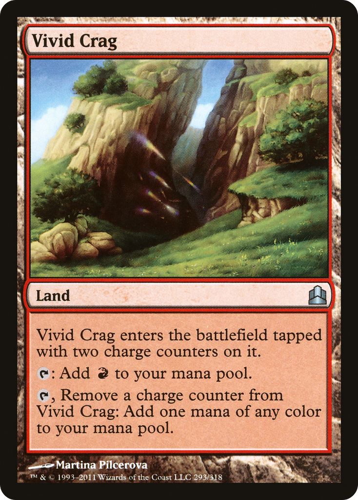 Magic: The Gathering - Vivid Crag - Commander 2011