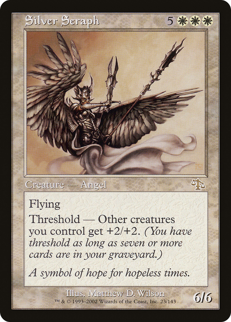 Magic: The Gathering - Silver Seraph - Judgment