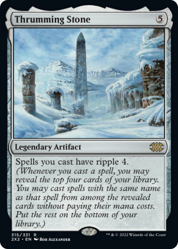 Magic: The Gathering - Thrumming Stone - Double Masters 2022