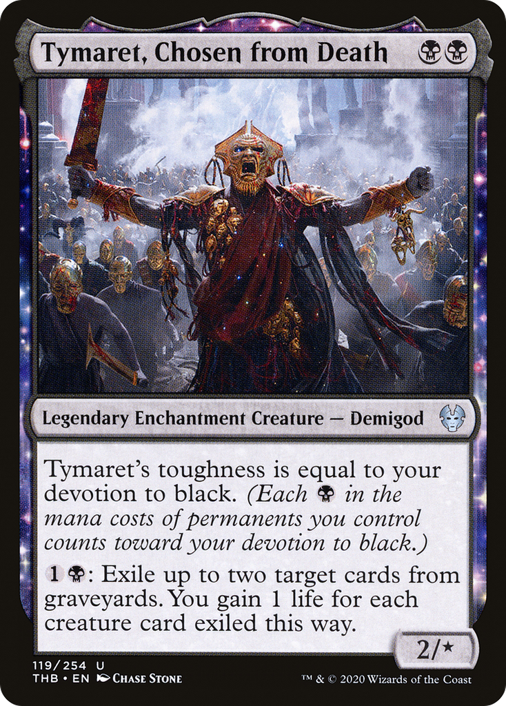 Magic: The Gathering - Tymaret, Chosen from Death Foil - Theros Beyond Death