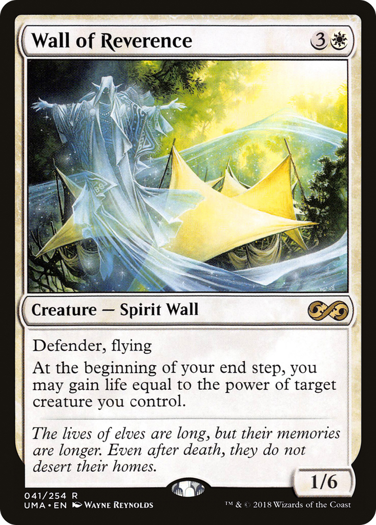 Magic: The Gathering - Wall of Reverence - Ultimate Masters