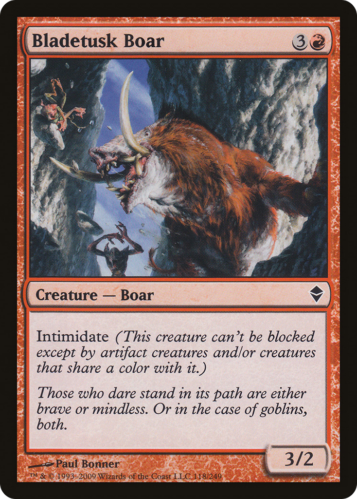 Magic: The Gathering - Bladetusk Boar - Zendikar